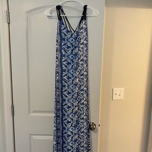 Adelyn Rae blue maxi dress